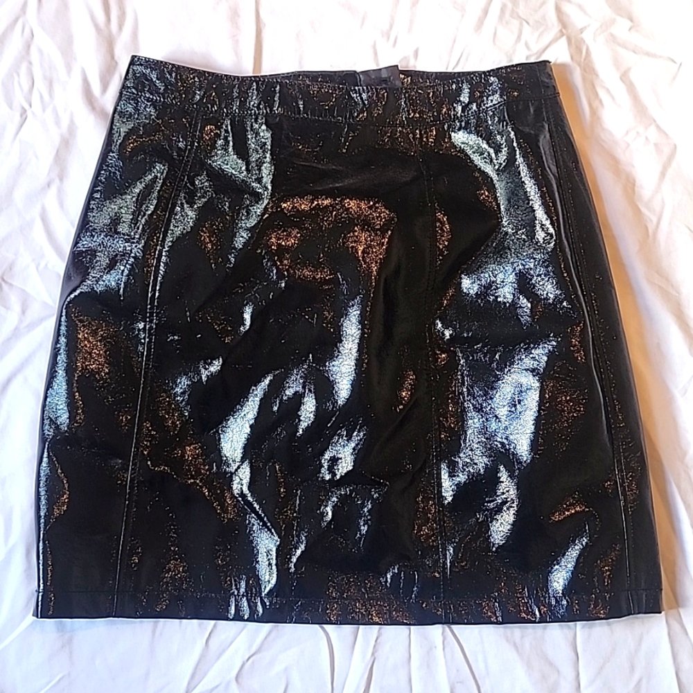 Leather skirt
